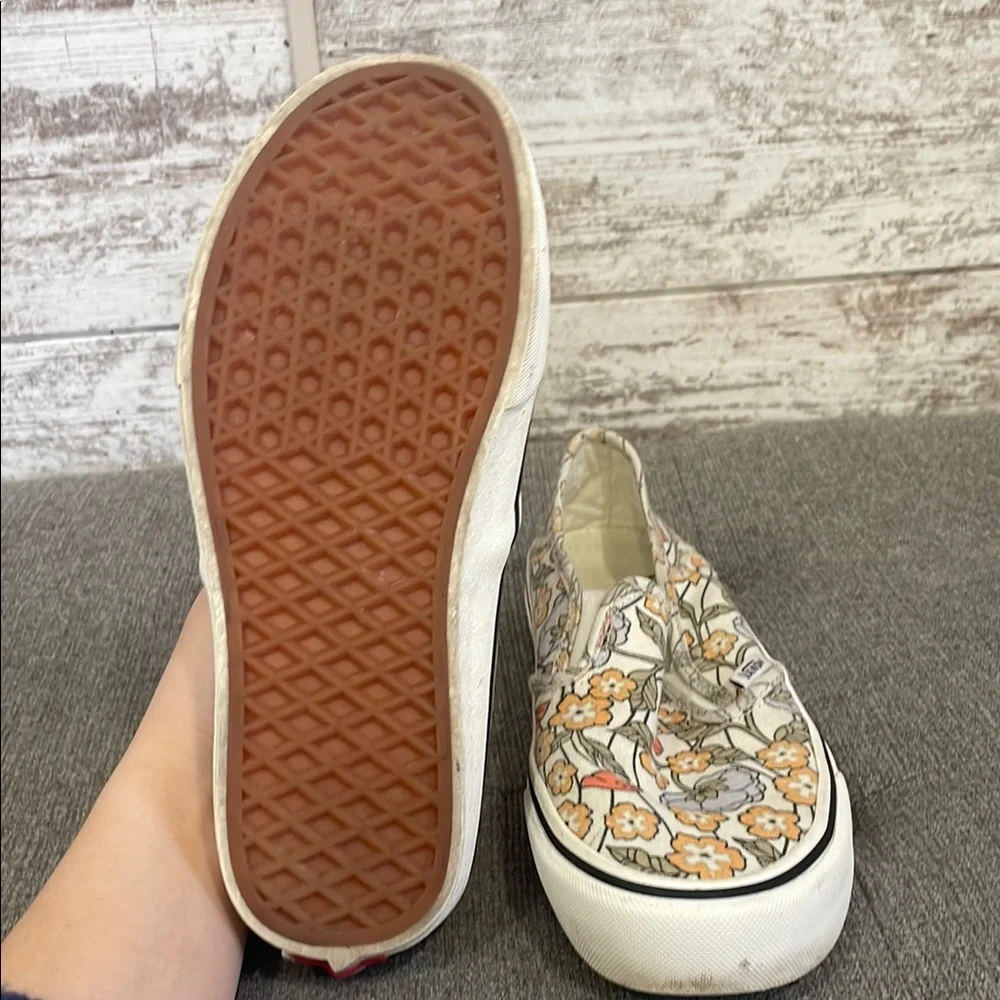 Vans White Floral Shoes - Picture 5 of 6